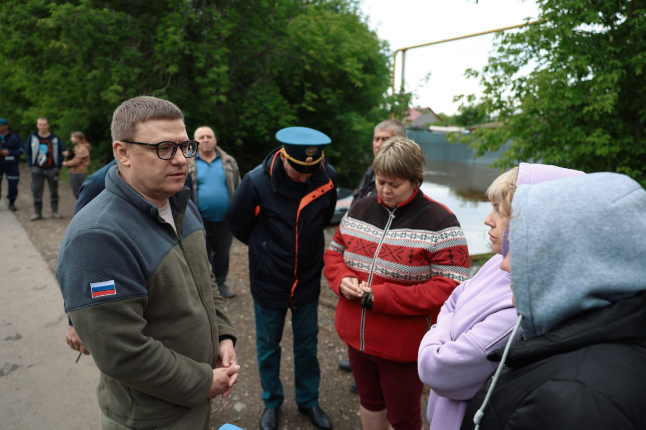 Губернатор Челябинской области встретился с пострадавшими от паводка жителями