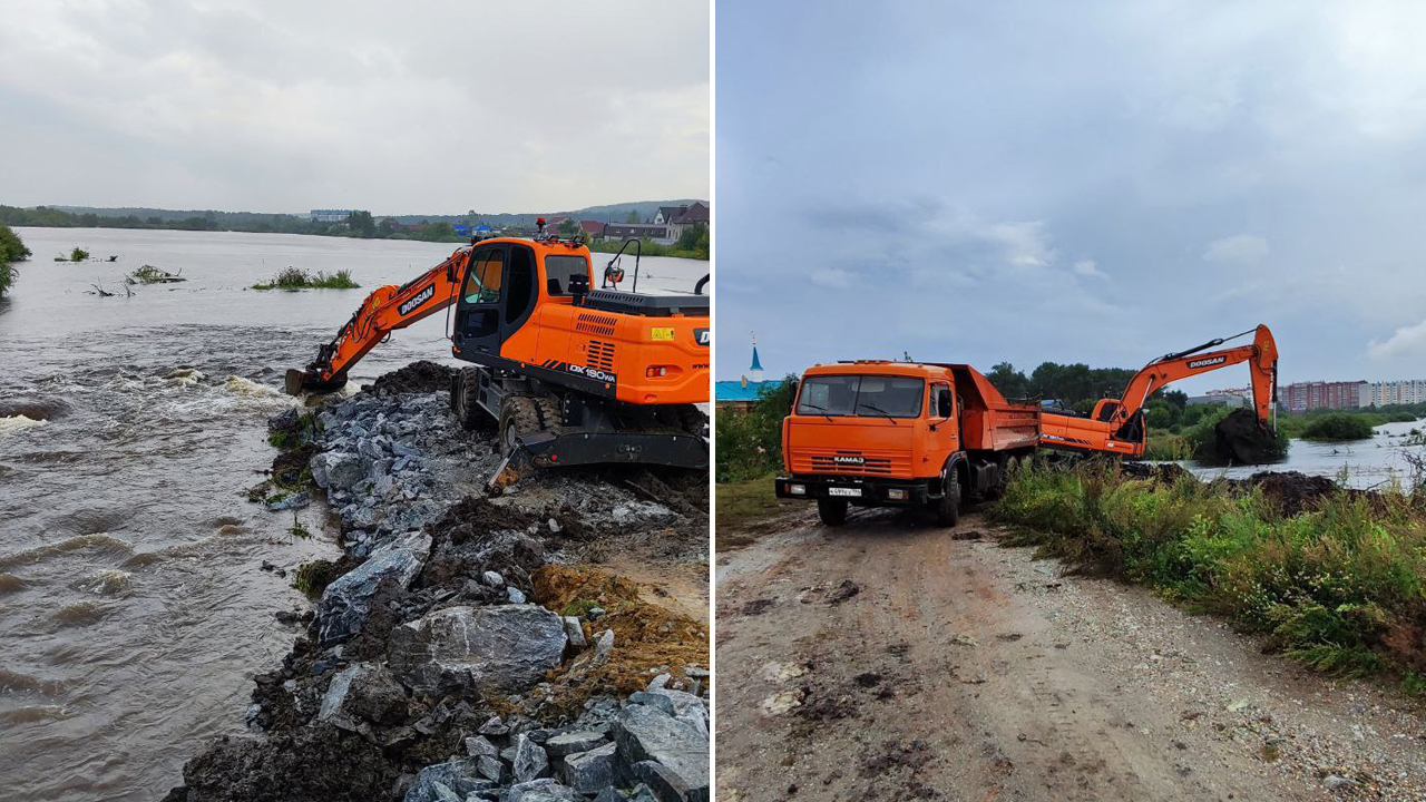 В Миассе расширяют места для прохода воды во время паводка