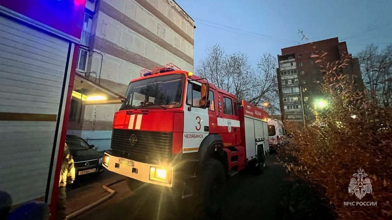 Мужчина погиб в утреннем пожаре в Челябинске